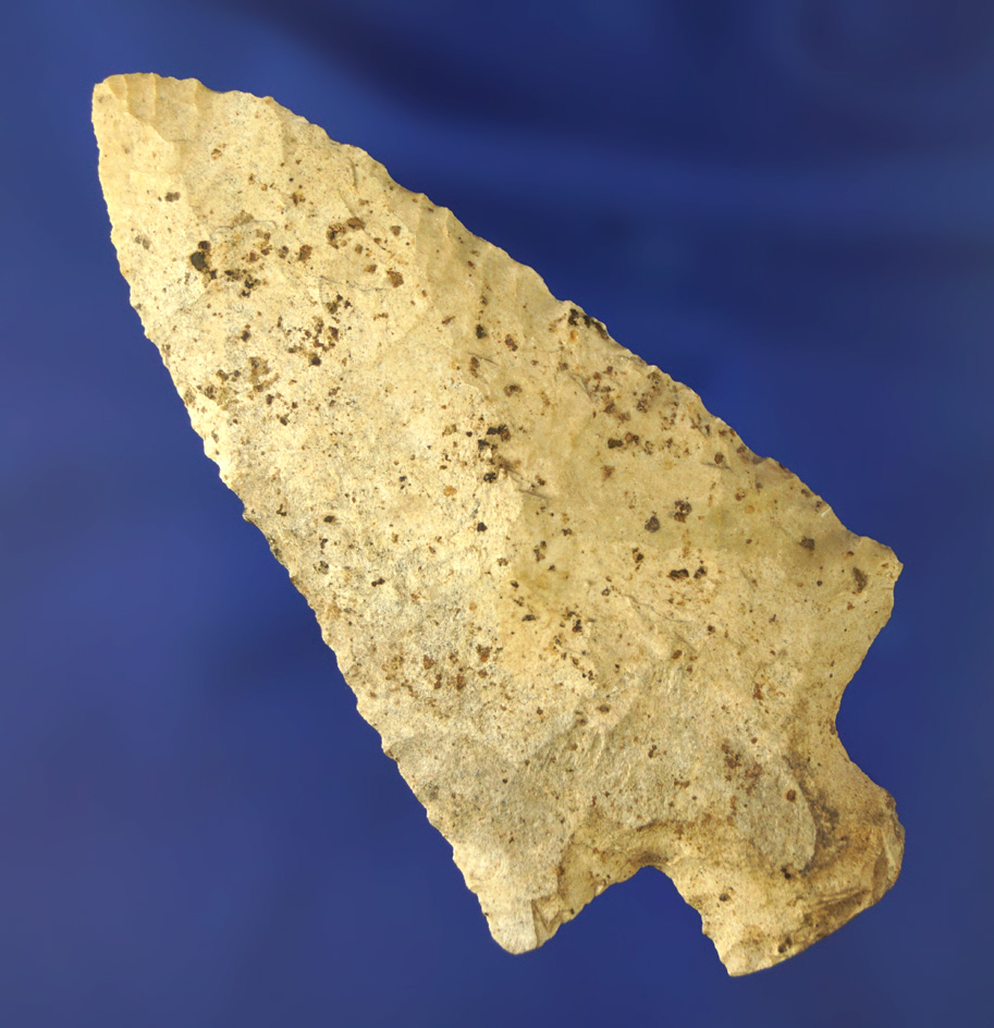 3 5/8" Archaic Stemmed Knife found in southern Illinois.