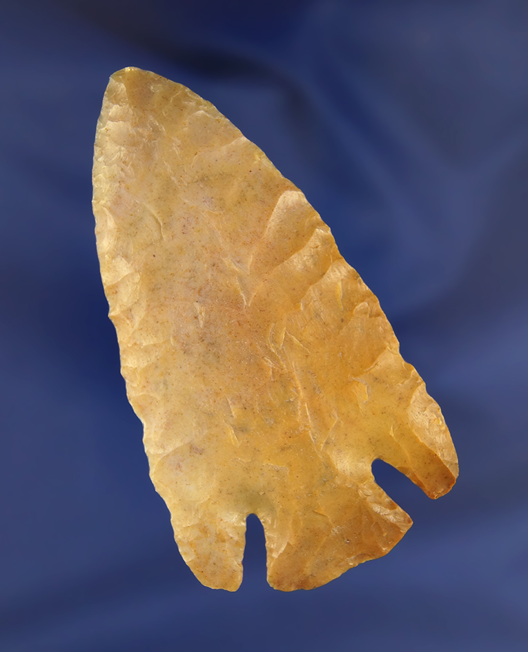 3 1/4" Kaolin Flint Lost Lake found in Western Illinois.