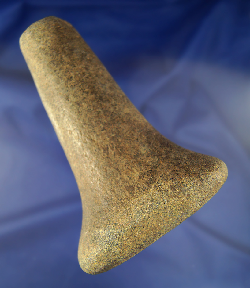 6" Highly Polished Bell Pestle found in Tuscarawas Co., Ohio.