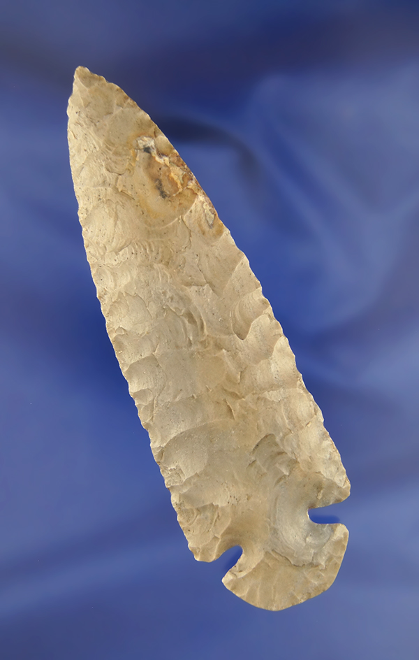 4 1/4" Classic Hornstone Dovetail found in Orange Co., Indiana.