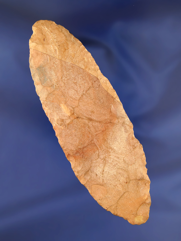 4 5/8" Bi-Pointed Knife found in Southeast Illinois. Ex. Bingman Collection.