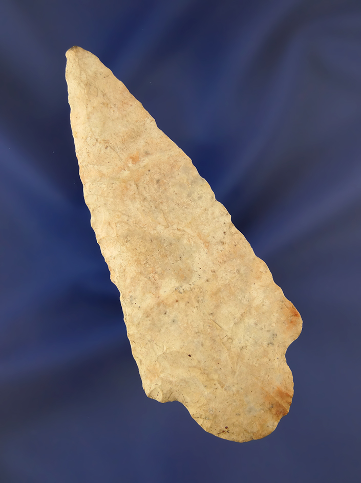 3 5/8" Adena made from nicely patinated multicolor Flint found in Indiana.