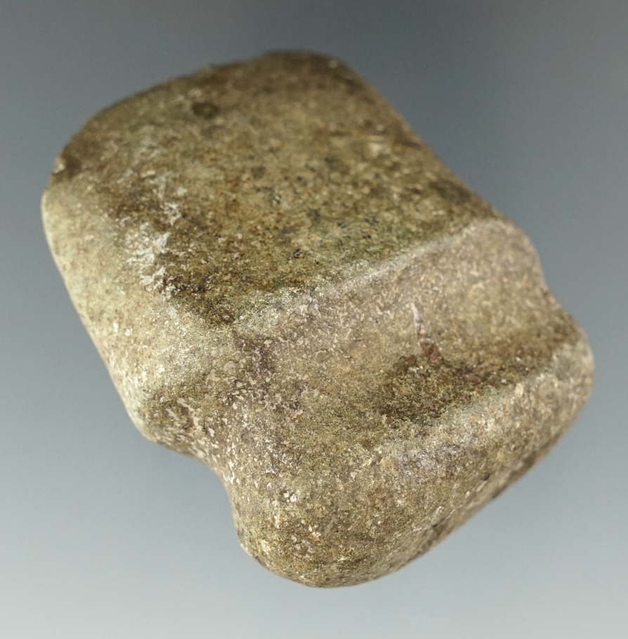 Excellent example! 2 3/8" long miniature 3/4 grooved Axe found in Livingston County Illinois.