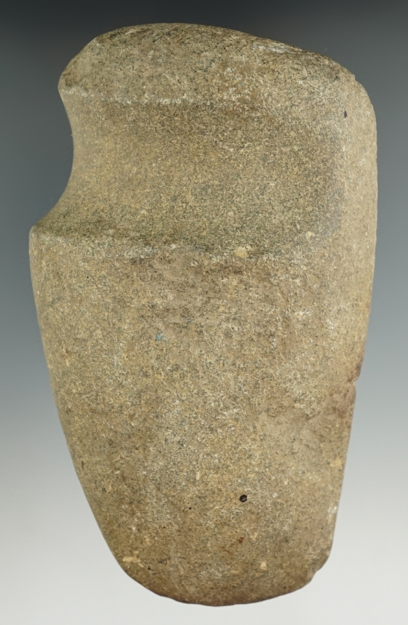 5 5/8" Long 3/4 Slant Groove Axe found in Allegheny Co., Pennsylvania.