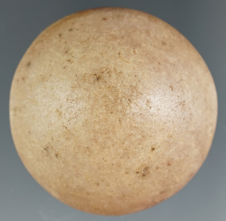 2" Diameter Cone made from honey Quartz that is highly polished. Found in Licking Co., Ohio.