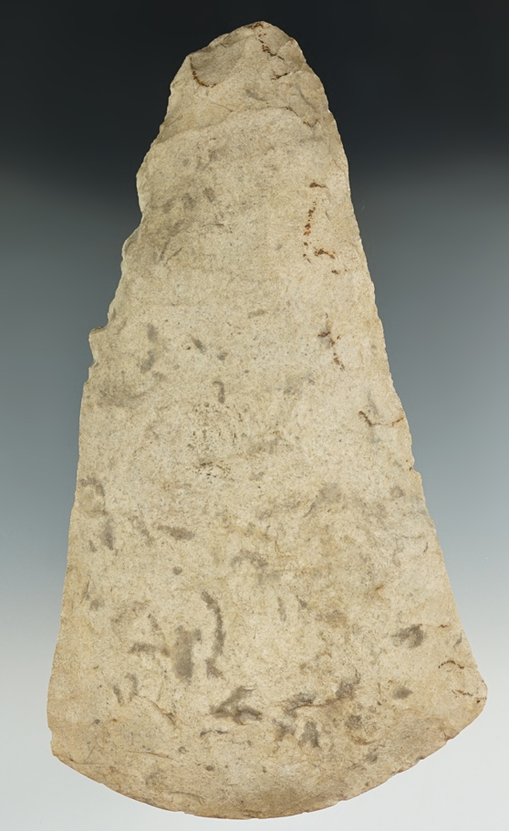 Excellent style on this 9 1/16" Flared Bit Hoe found in Indiana.