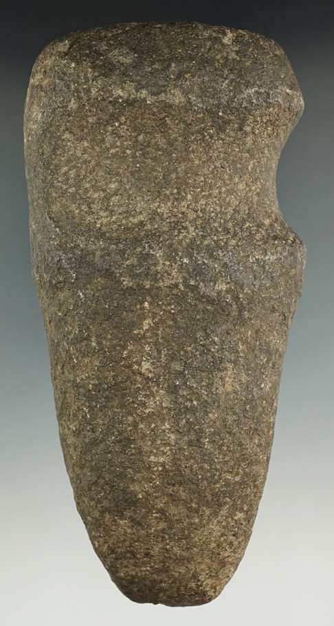 6 1/2" Long 3/4 Grooved Stone Axe. Found in Ashland Co., Ohio.
