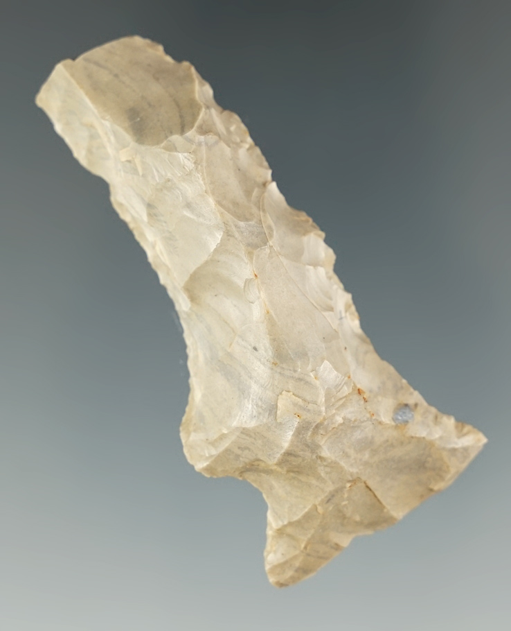 Classic style 2 1/2" Hafted Shaft Scraper found in Delaware County of Ohio.