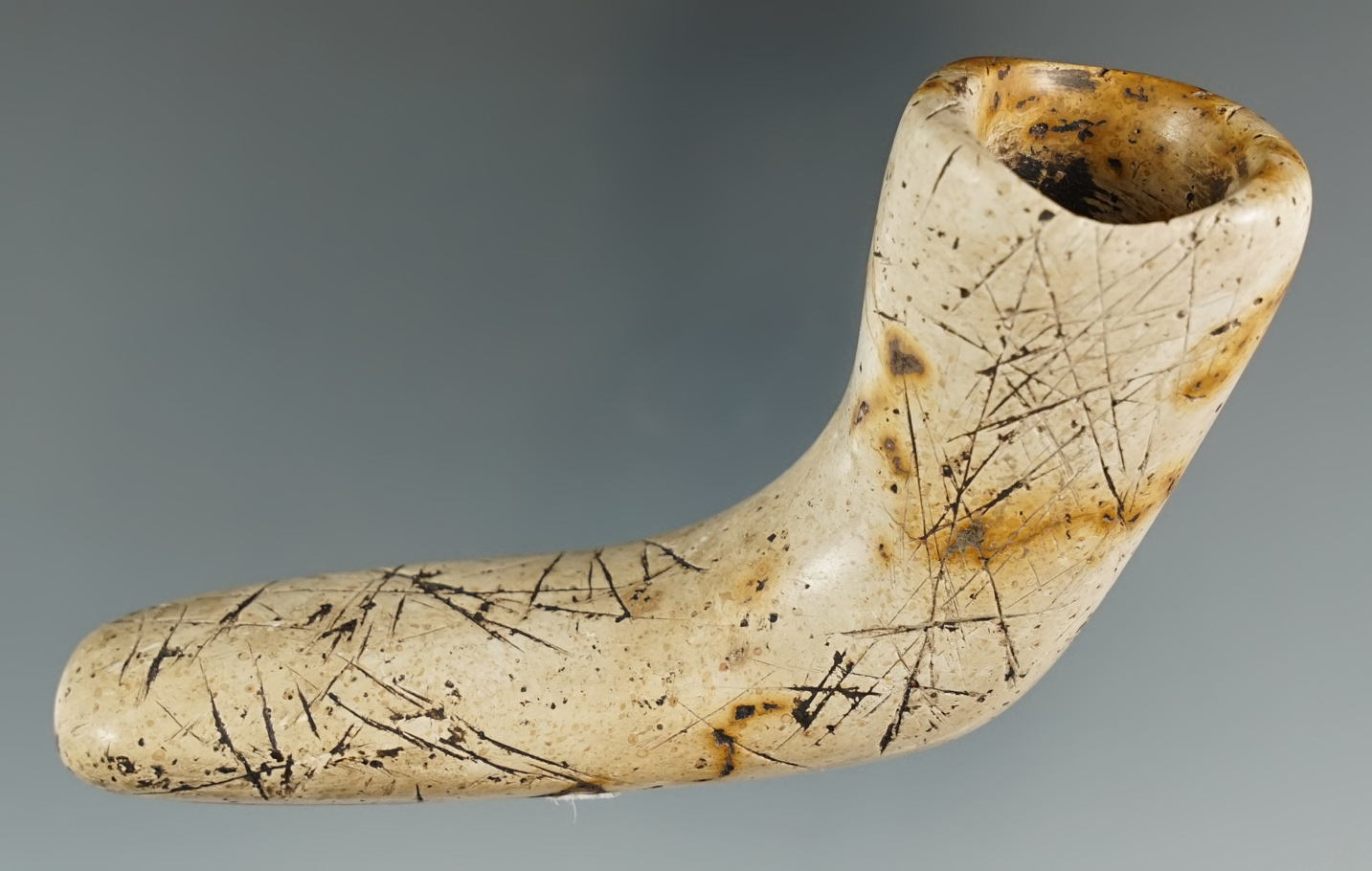 3 7/8" Pipestone Pipe found in Mercer Co., Pennsylvania. In very nice condition.