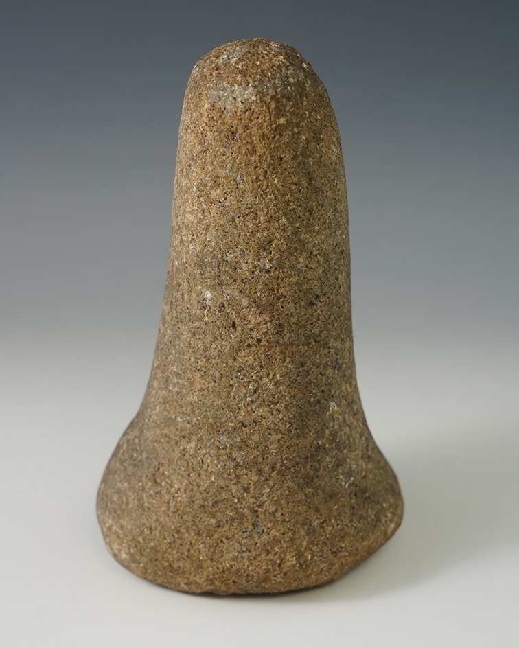 6 3/8" Quartz Bell Pestle with no recent damage found in Ohio.