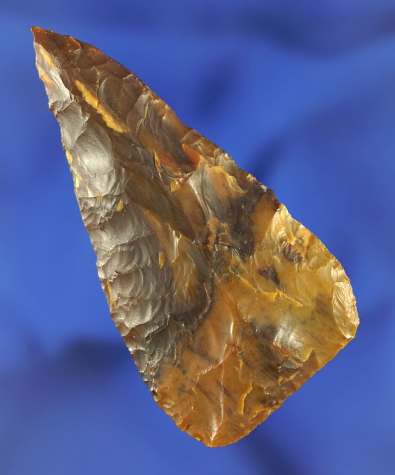 2 7/16" Knife made from beautiful Agatized Wood found by Louis Brunke in Colorado.