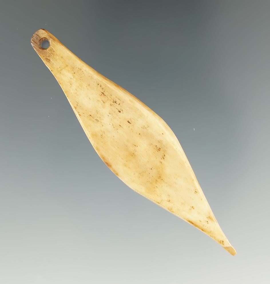 2 7/8" Inuit artifact made from ivory found in Alaska. Comes with a Stermer COA.