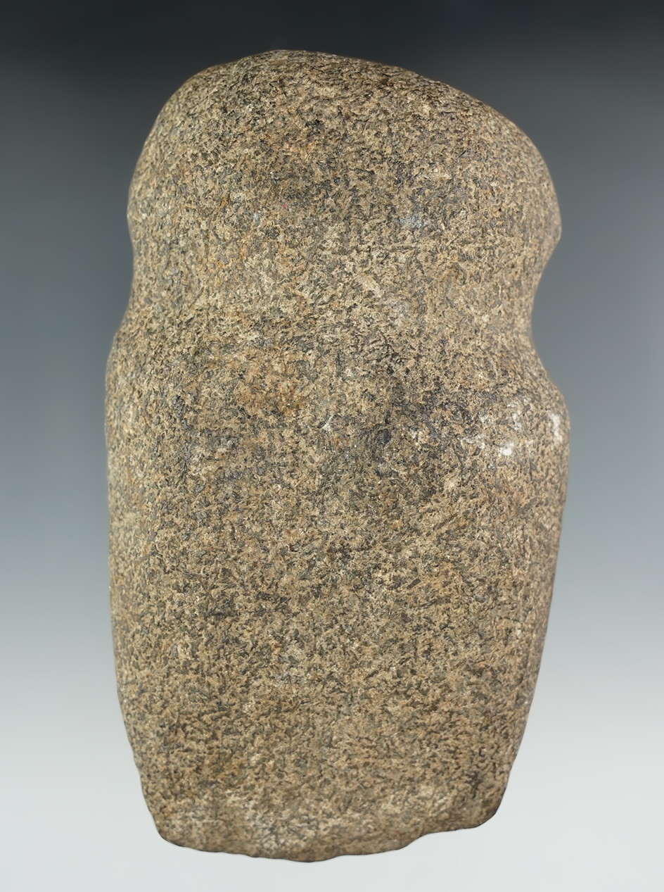 5 3/16" long Archaic Grooved Axe found in Lenawee Co., Michigan.