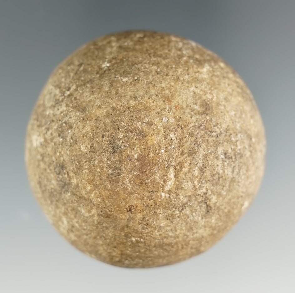 1 3/4" diameter game ball found in Ohio. Ex. Harlan Snyder Collection.
