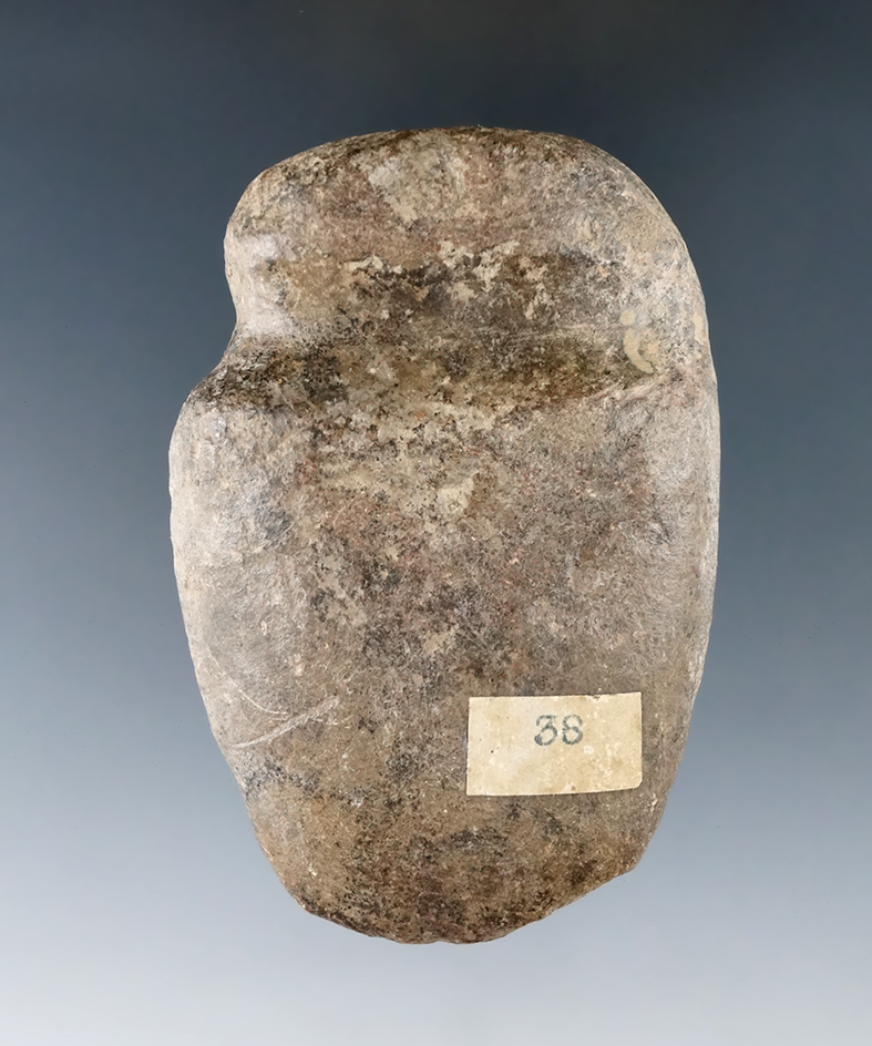 3 1/16" miniature 3/4 grooved Axe found in southern Illinois. Ex. Noel Museum collection.