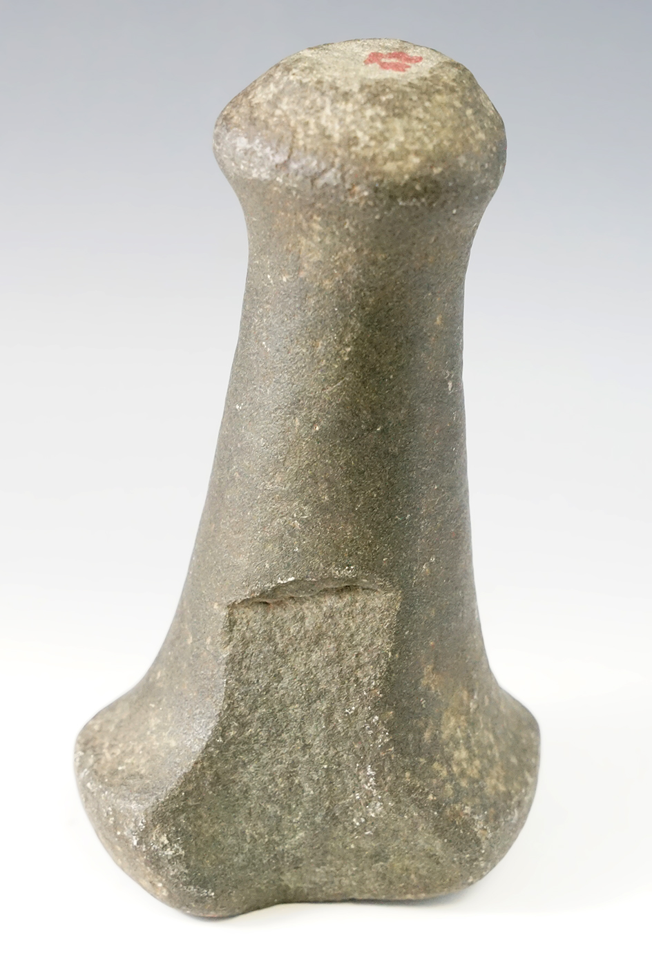 6 5/8" Tall Knobbed Top Pestle with some ancient damage to base area.  Franklin Co., Ohio.