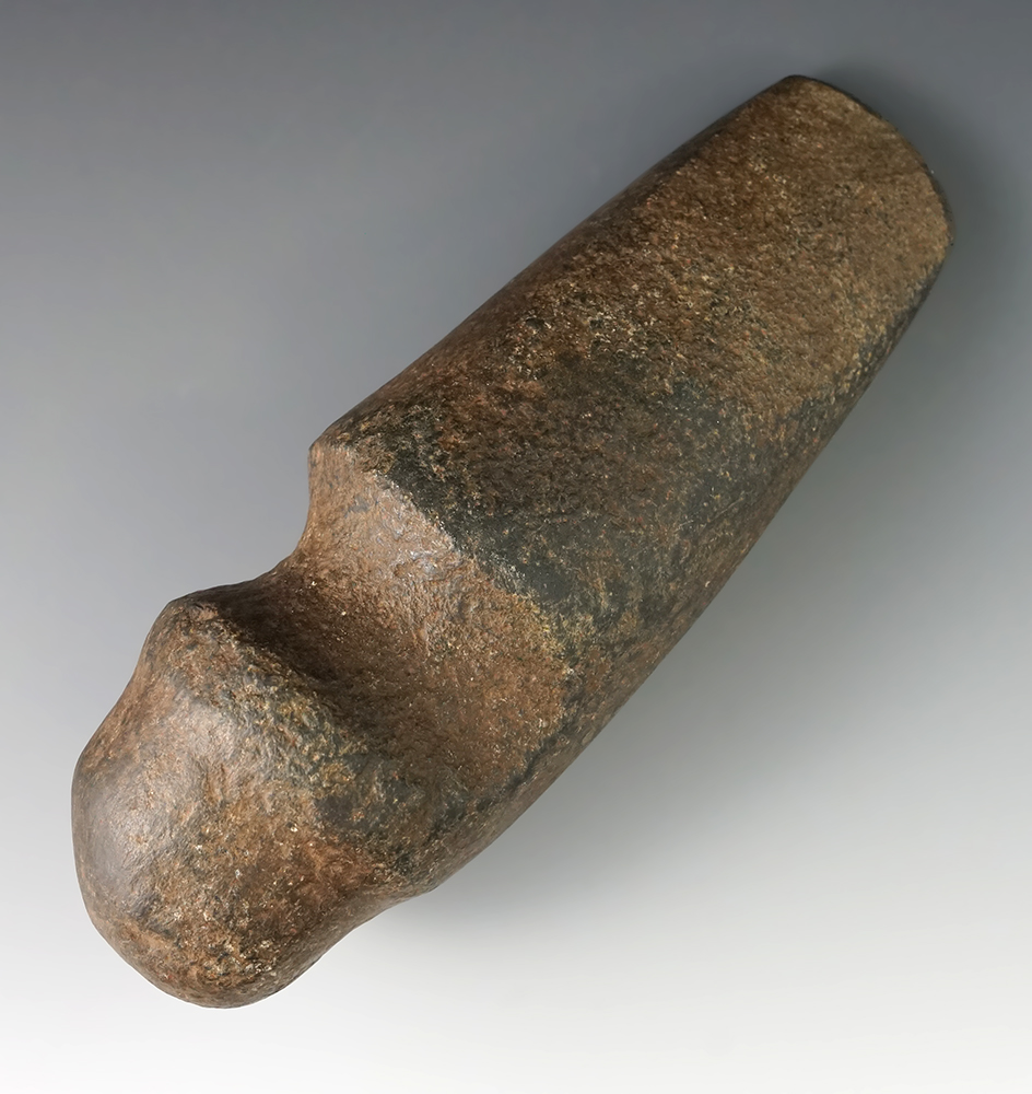 Large! 9" Hohokam 3/4 Grooved Axe found in New Mexico.