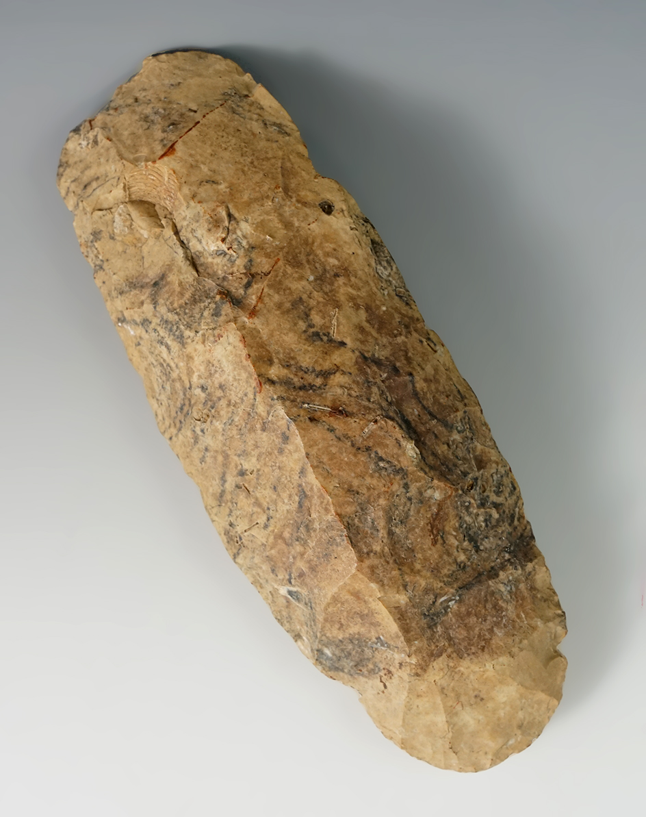 7 1/2" Midwestern Flint Celt/Hoe.