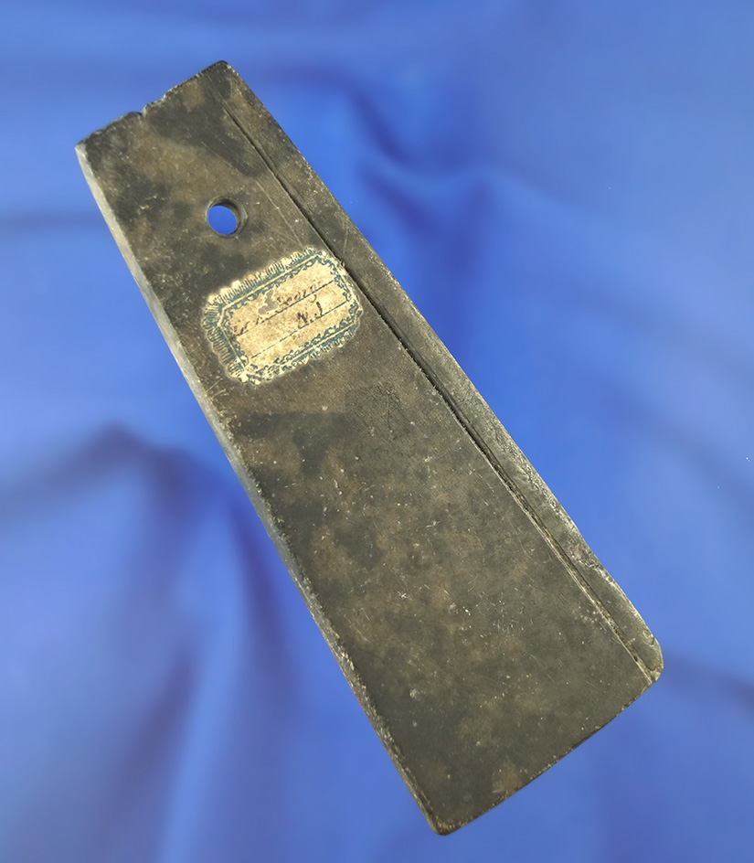 Exceptional! 4 3/8" fringed top Trapezoidal Pendant found near Lake George, Camden Co.,  NJ