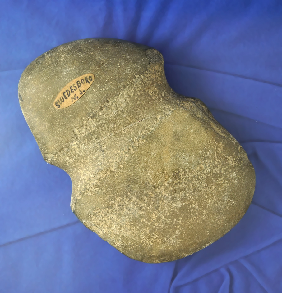5 5/8" Full Grooved Stone Axe found in Swedesboro, New Jersey with a nice bit.