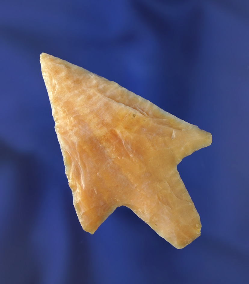 2 1/2" Newnan made from beautiful heat-treated Agatized coral. Found in Pasco/Pinellas Co.,  FL.