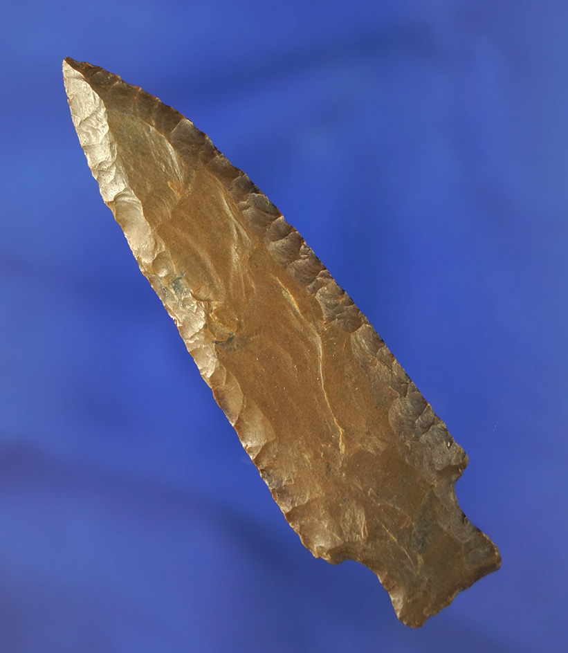 3 7/16" Stone Square Stem found in Lafayette Co., Arkansas. Comes with a Dwain Rogers COA.