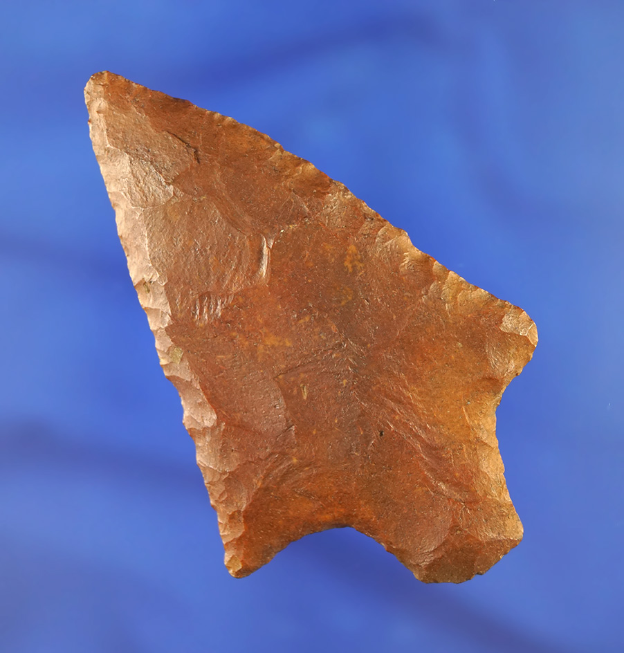 3 5/16" Pickwick Knife made from nicely River polished flint  found near the Chattahoochee River