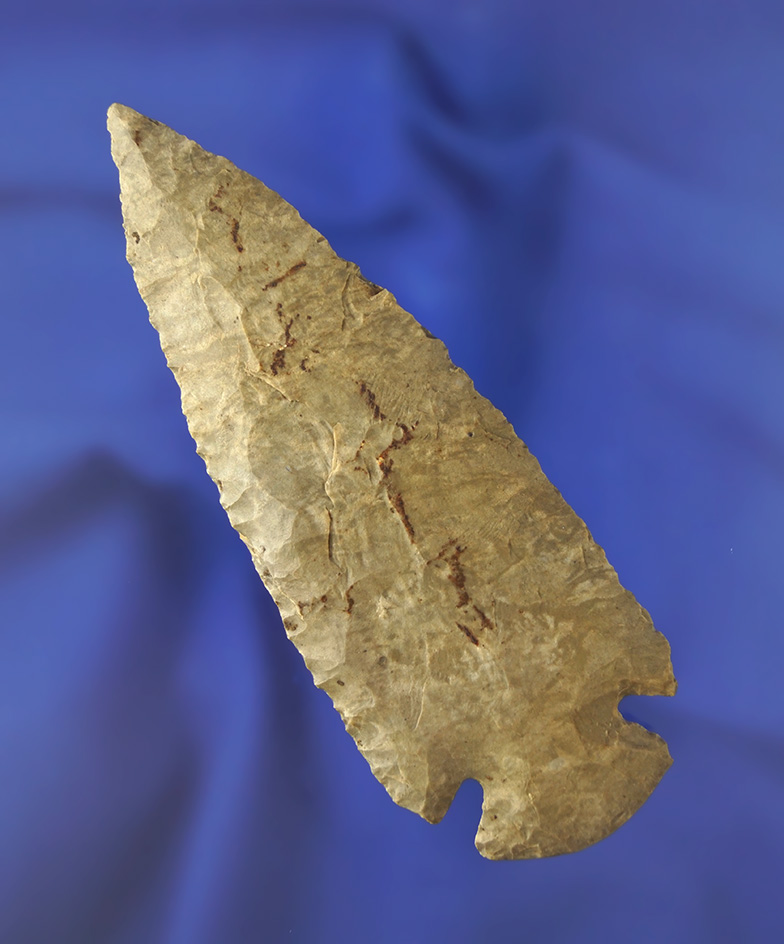 4 1/16" Dovetail made from Fort Payne chert that is nicely patinated found in Benton Co.,  TN.