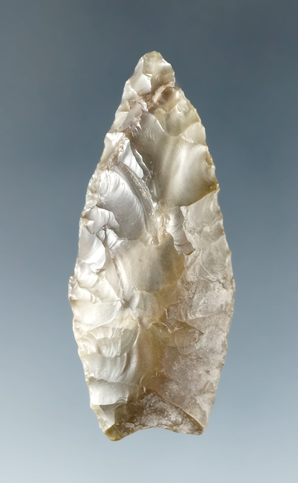 1 13/16" Humboldt Concave Base found in Humboldt Co., Nevada. Ex. Foster, Gordon Erspamer.