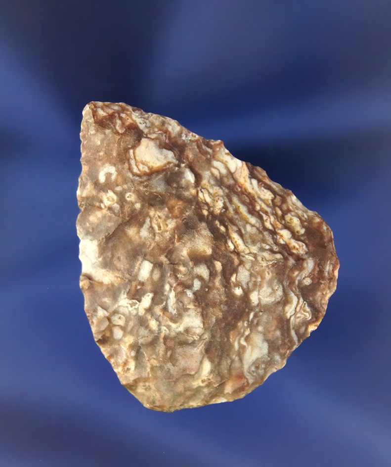 Incredible material color on this 1 5/8" Leaf Knife found near the John Day Rapids in Klickitat Co.,