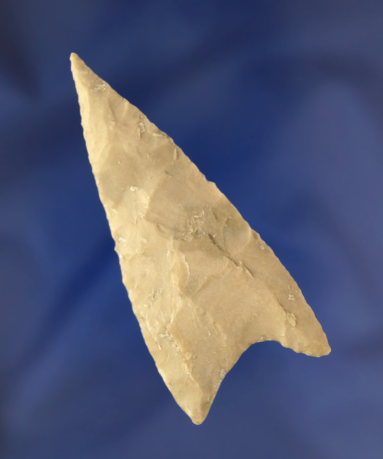 Nice flaking on this 2 13/16" Kinney Knife found in Texas.