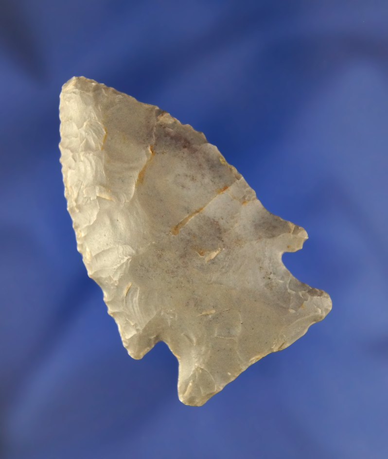 2 3/16" Hardin made from Hornstone found in Illinois. Comes with a Jerry Dickey COA