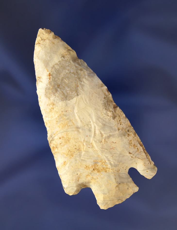 3 3/8" Flint Knife found in Illinois.