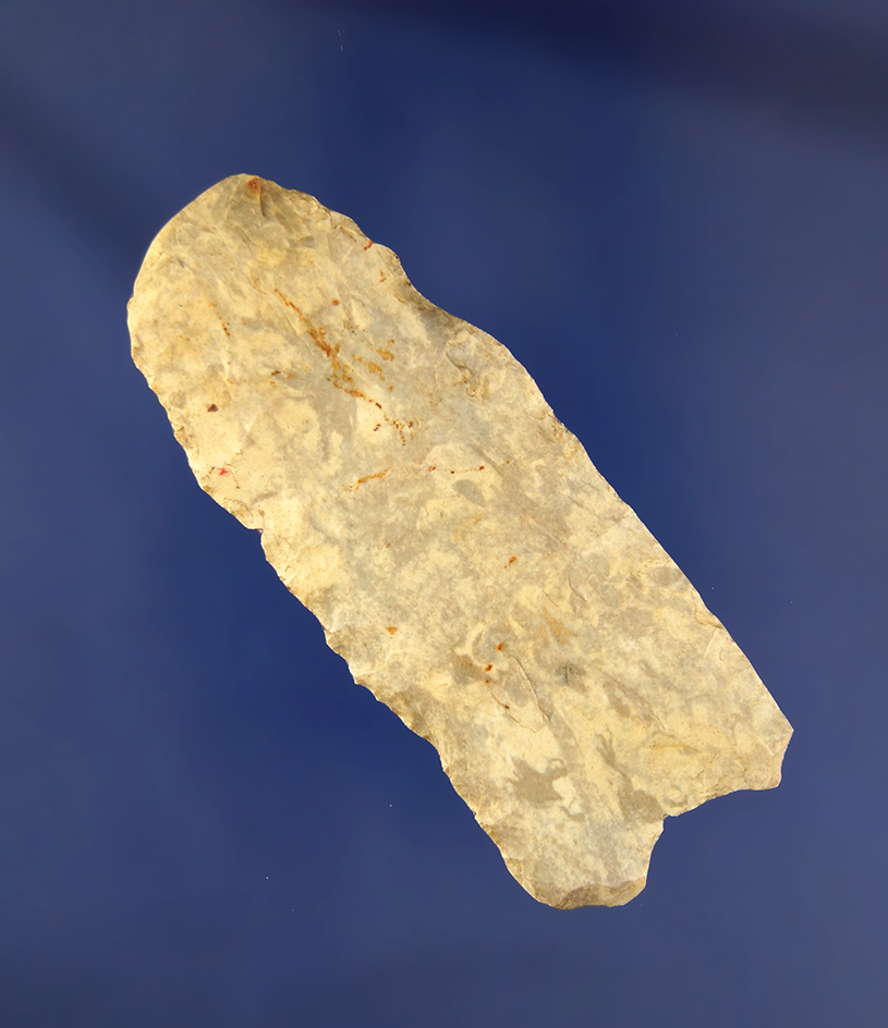 2 7/8" Fluted Paleo Clovis Scraper. Found by Clifton Reeder near the Cumberland River