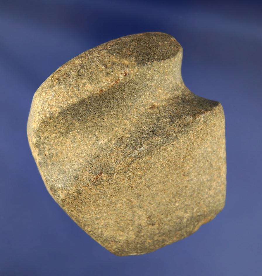 2 3/4" Miniature 3/4 Grooved Axe found in Illinois.