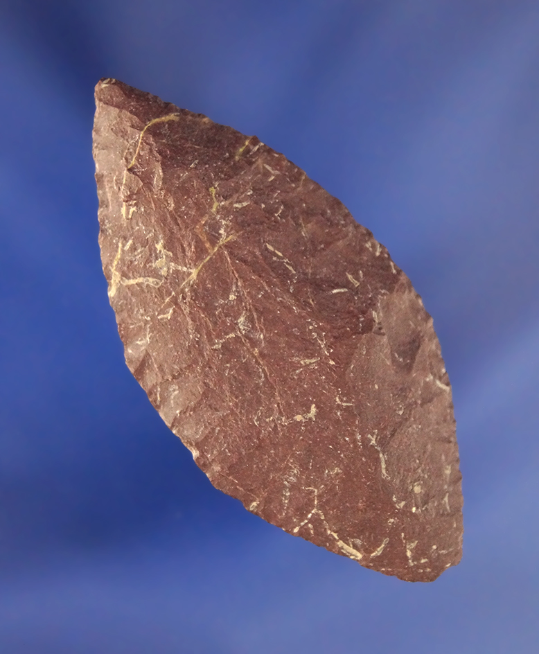 Excellent flaking and style on this well patinated 2 1/4" Cascade found near Goldendale WA