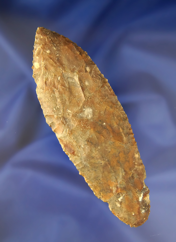 5" Need Stemmed Lanceolate found near Goose Lake in Lake Co., Oregon.Stermer COA.