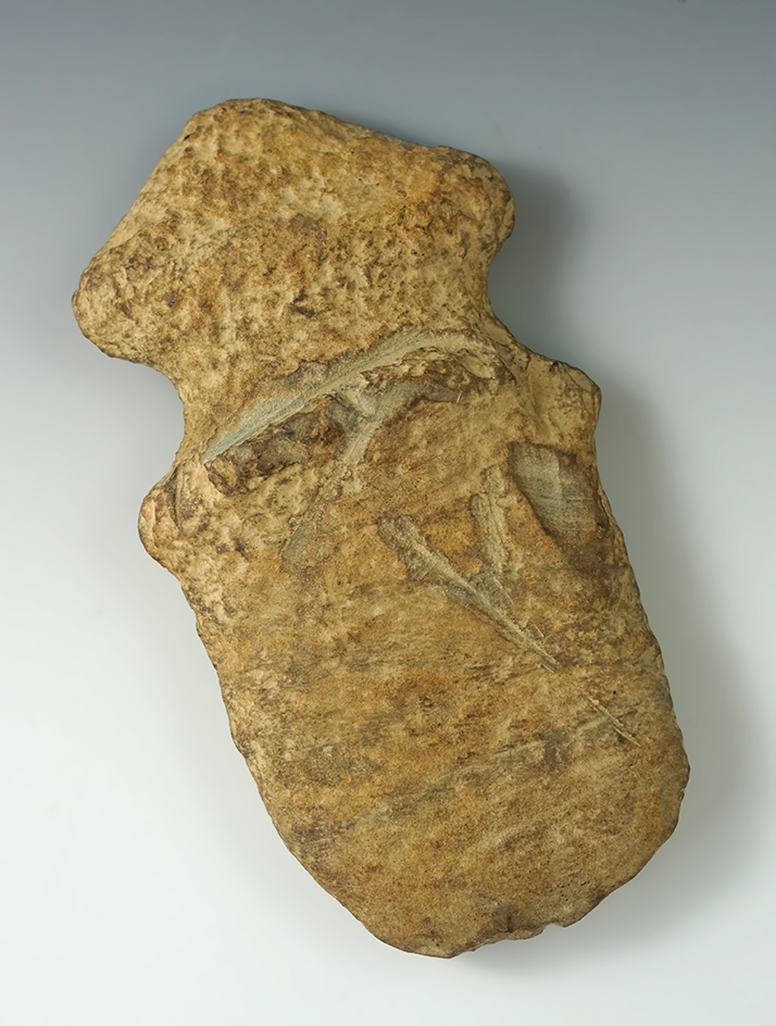 7" Long field found Michigan Barbed Axe. From the collection of David L. Root.