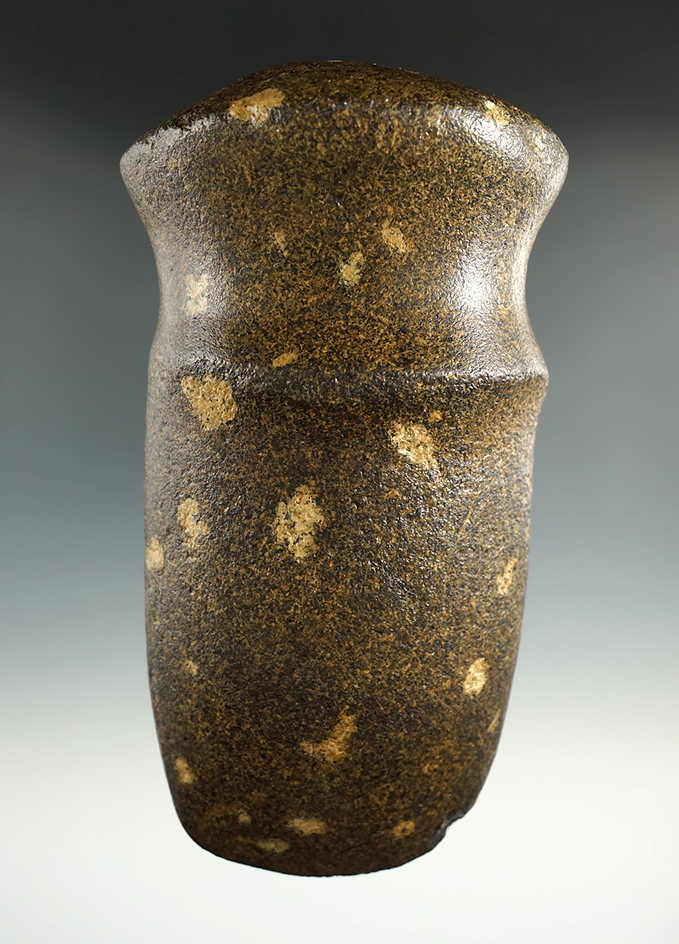 6 1/4" Miami River style full grooved Axe. White Co., Indiana. Meadows & Motley COAs. Pictured.