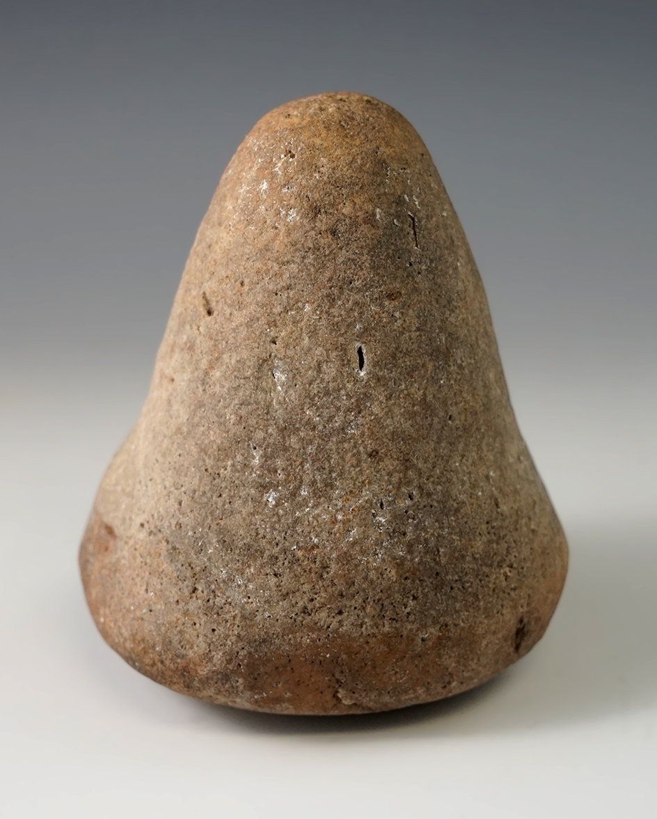 Pestle, 3 3/4" tall Hardstone. Ex. Collections Fain King, Ray Vietzen. Found in Lorain Co., Ohio.