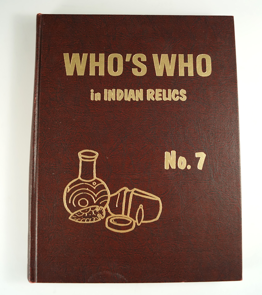 Hardcover book Who's Who in Indian relics #7 in excellent condition.