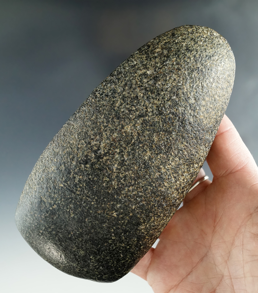 Excellent polish, form and condition on this 5 5/16" Celt found in Berlin Township, Erie Co. Ohio.