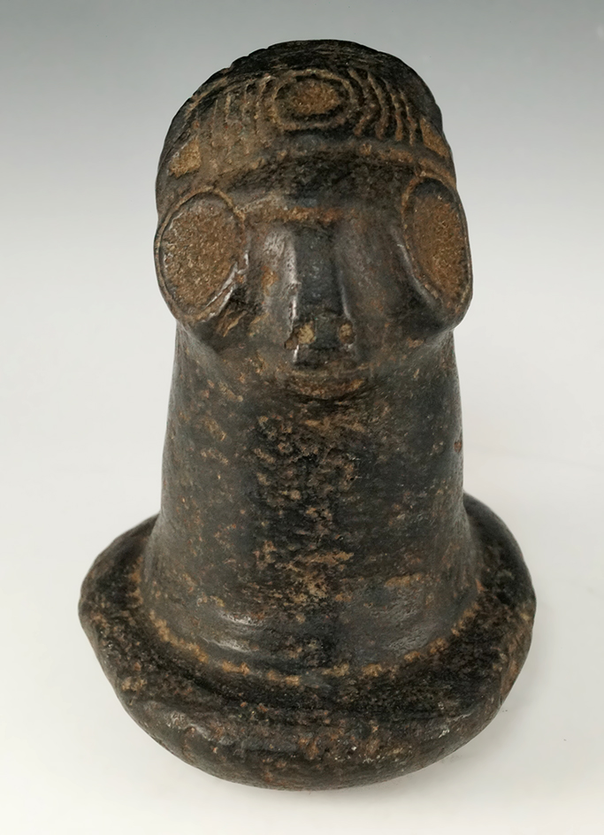 6 1/4" Mating Zemi found in Hispaniola made from beautifully him 1200-1500 A. D. Ex.Toplak.