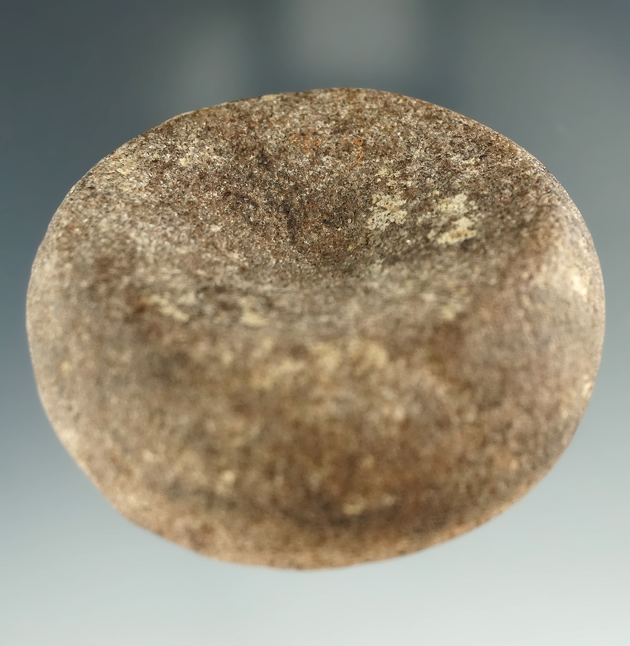 2 9/16" Midwest Discoidal made from Quartzite. Comes with a Jackson COA.