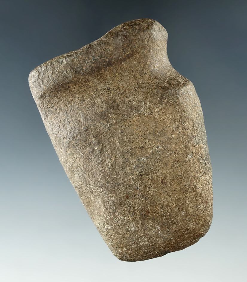 3 1/4" Miniature 3/4 Grooved Axe found in Indiana.