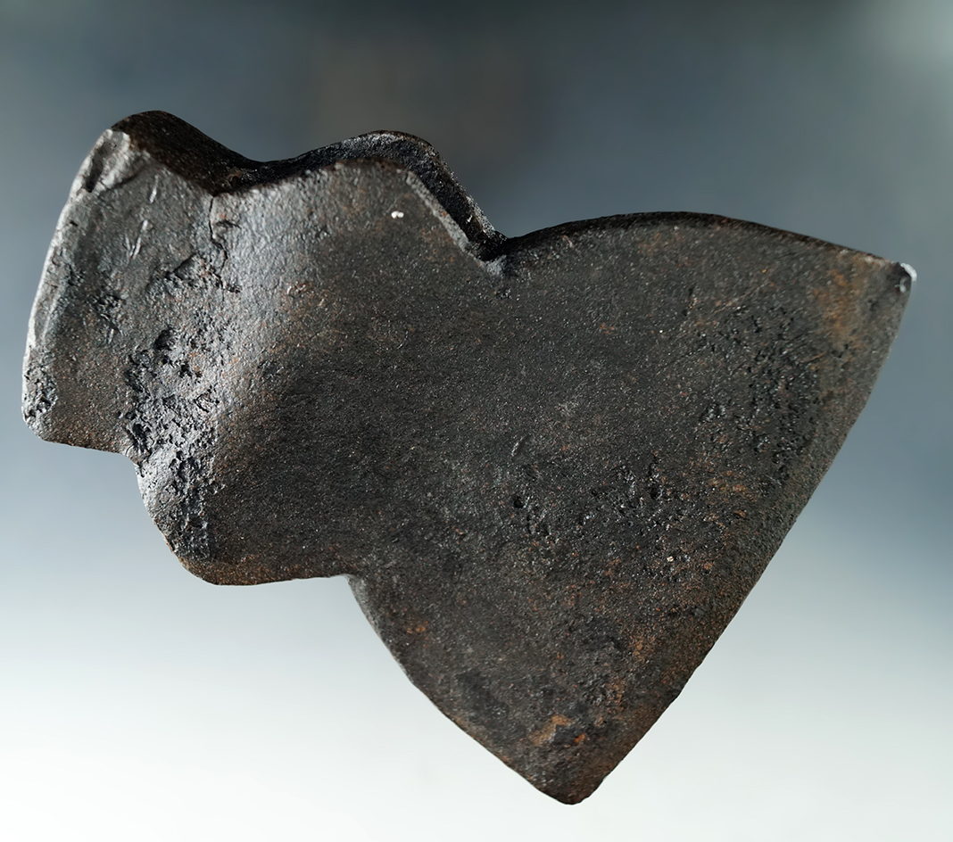 5 1/2" Long by 5" Wide Iron Forged Trade Axe found in Pennsylvania.