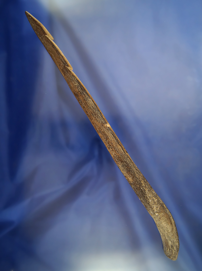 10 3/4" Bone Harpoon found in Hamilton County Ohio on the Little Miami River near Madisonville.
