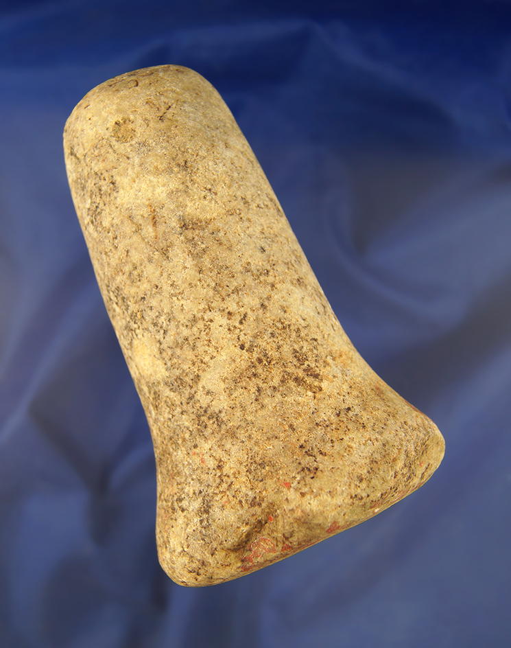 5 5/8" Quartz Pestle found in Ross Co., Ohio.  Ex. Paul Snyder, Jack Hooks.  Bennett COA.