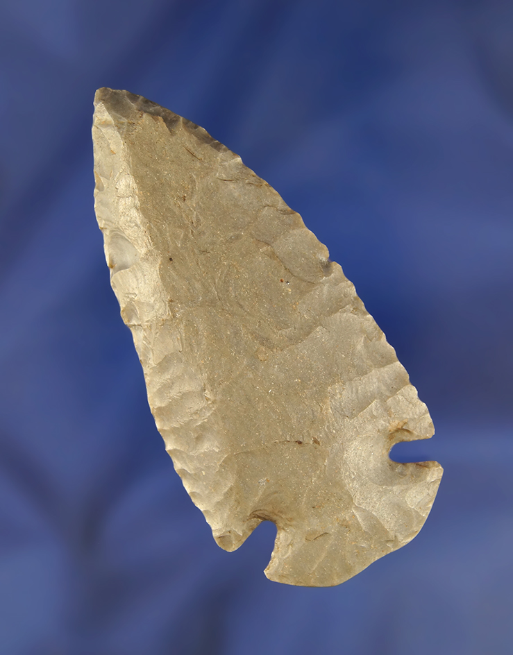 3 3/16" Hornstone Dovetail found in Indiana with minor tip rechipping.