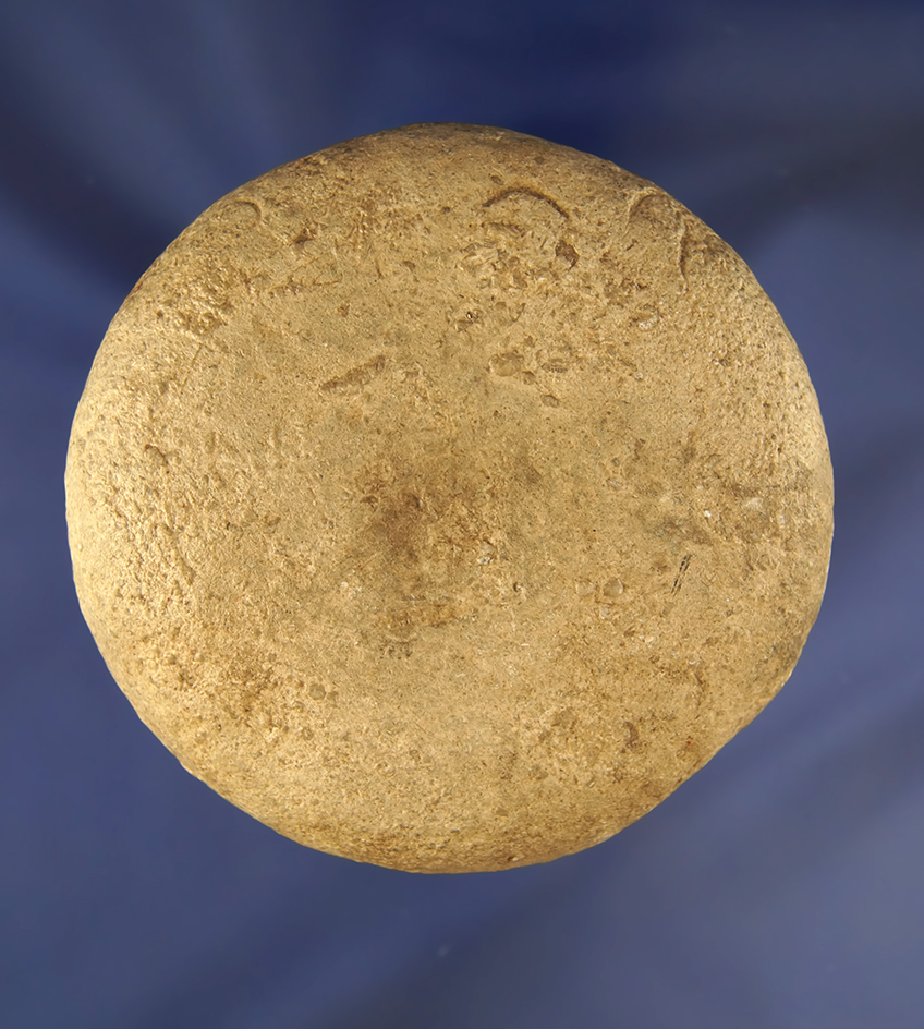 3 1/4" Discoidal found in northern Alabama. Pictured in Who's Who #9, page 88.